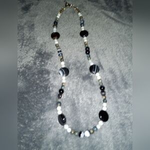 Natural stone necklace